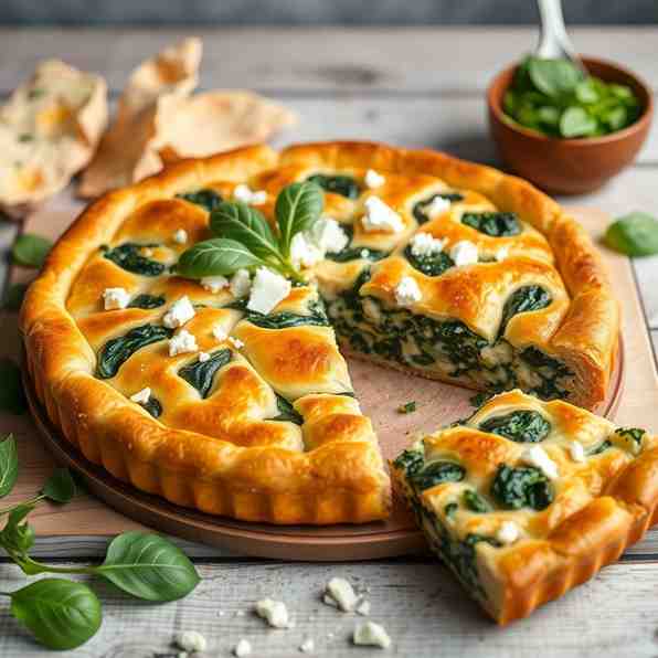 Albanian Byrek Recipe (Spinach & Feta Pie) - Bake Now